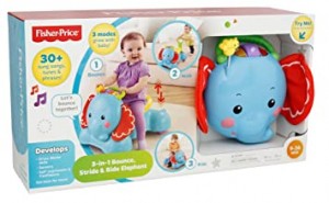 Fisher Price 3-in-1 Bounce, Stride and Ride Elephant